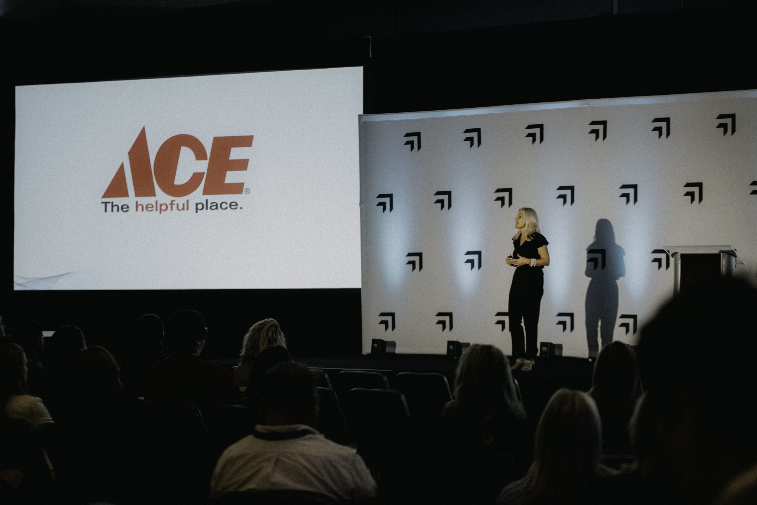 Kim Lefko, CMO of Ace Hardware, speaking at SOCi ReImagine
