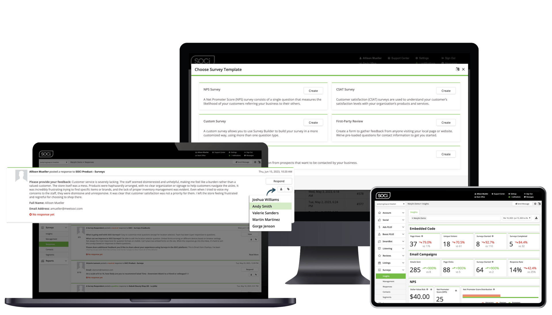 SOCi Surveys product image