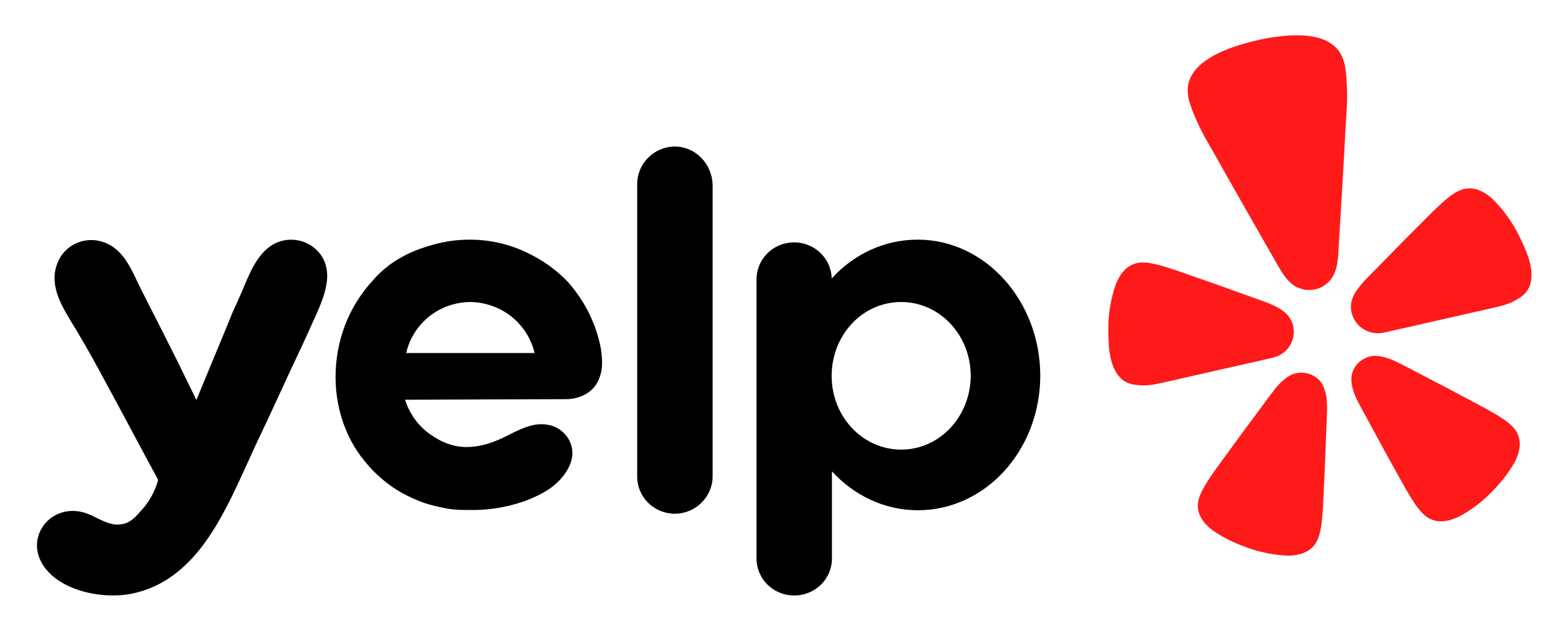 Yelp logo.