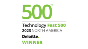 2023 Deloitte Fast 500 Winner badge.