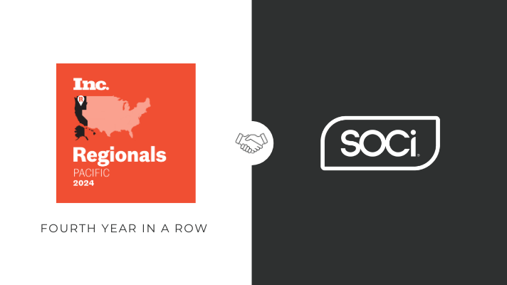 Fueling Innovation: SOCi’s Exceptional Growth Continues with Inc. 5000 Regionals Pacific Recognition