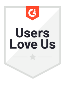 G2 Users Love Us badge.